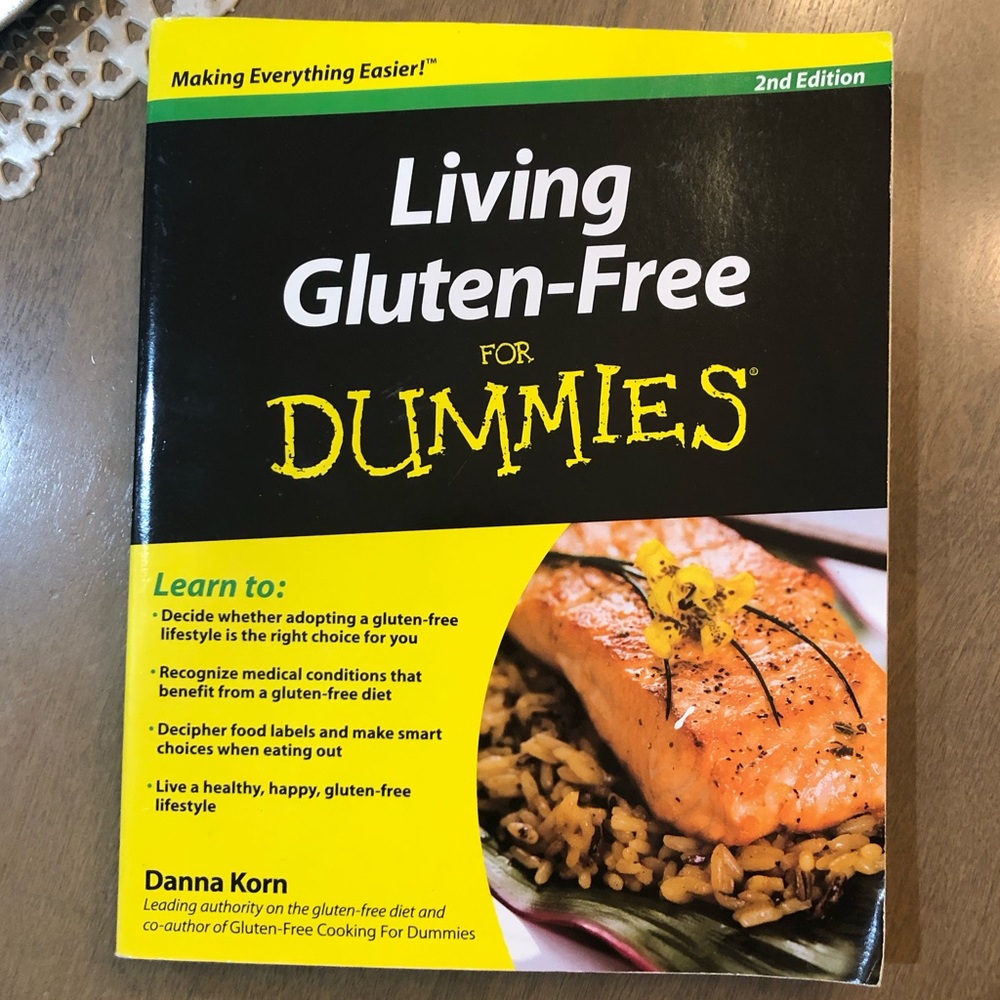 Living Gluten Free for Dummies by Danna Korn Health Wellness Nutrition Book